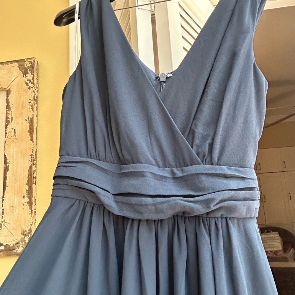 Lulus Thoughts of Hue Navy Blue Maxi Dress XS NWT Bridesmaid Formal Wedding - Picture 7 of 10